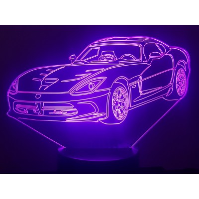 3D LAMPE - DODGE VIPER -