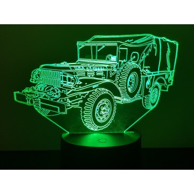 LAMPE 3D - DODGE WC 52 -