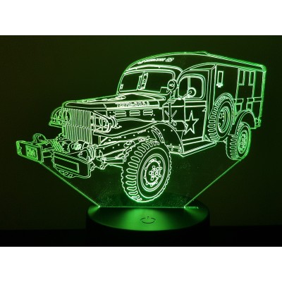 LAMPE 3D - DODGE WC 54 -