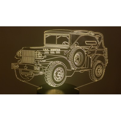 3D LAMP - DODGE WC 58...
