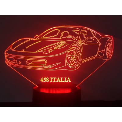 3D LAMP - FERRARI 458 ITALIA -