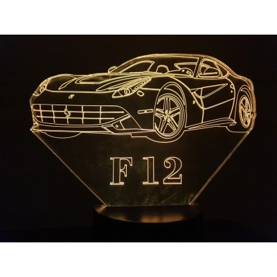 3D LAMPE - FERRARI F12 -