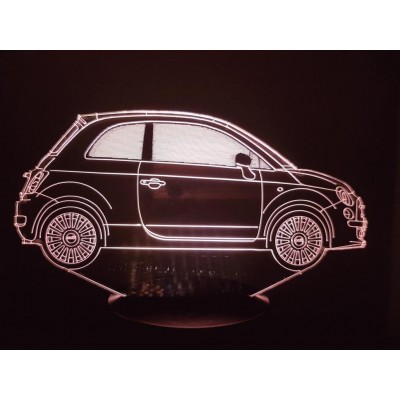 LAMPE 3D - FIAT 500 New -