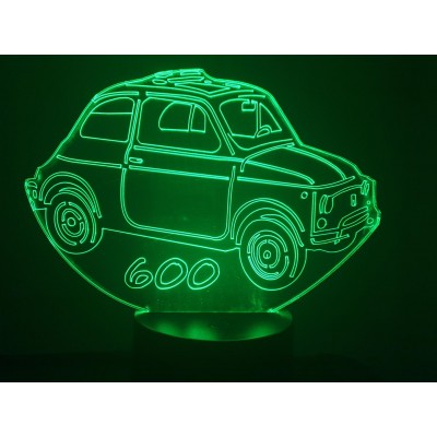 3D LAMPE - FIAT 600 -
