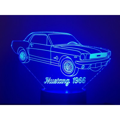 LAMPE 3D - FORD MUSTANG 66 -