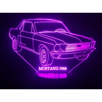3D LAMP - FORD MUSTANG 68 -