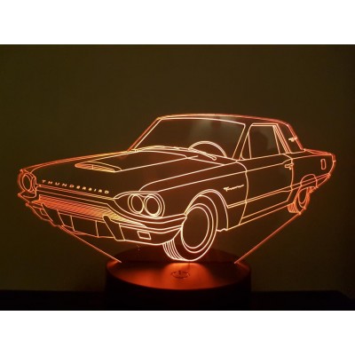 3D LAMPE - FORD THUNDERBIRD -