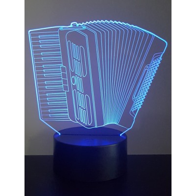 LAMPE 3D - ACCORDEON -