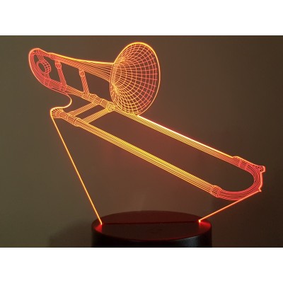 LAMPE 3D - TROMBONE -