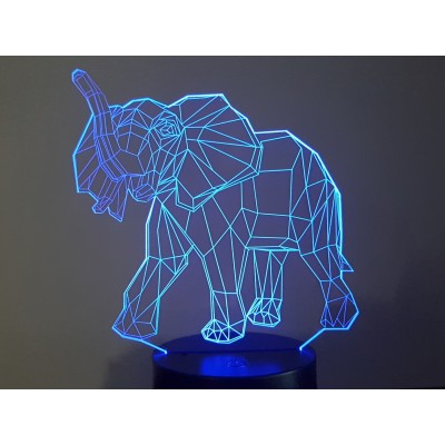 3D LAMPE - ELEFANT -