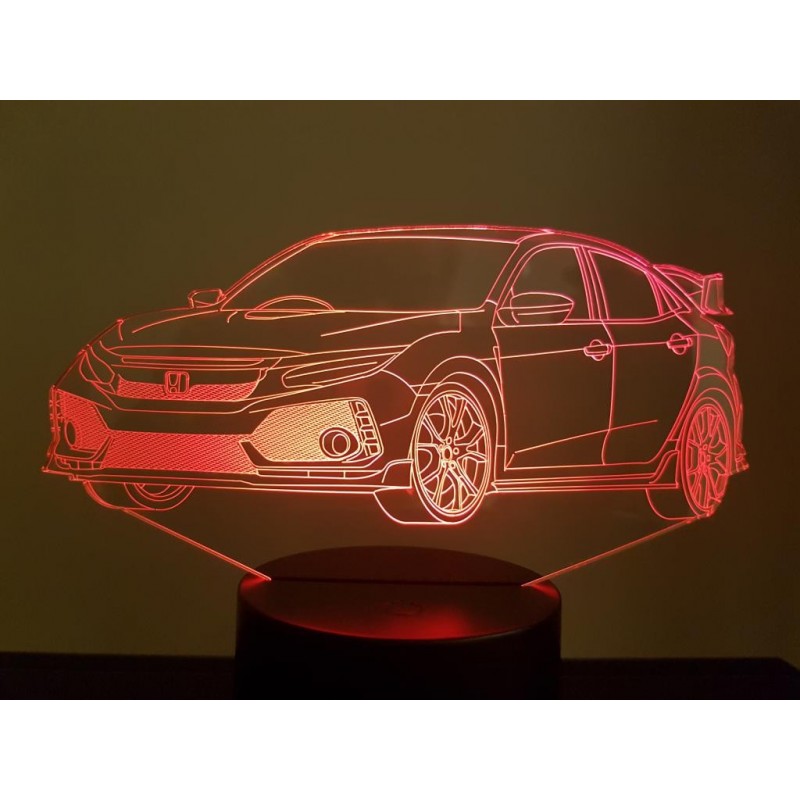 HONDA Civic Type R lampe 3D à LED 
