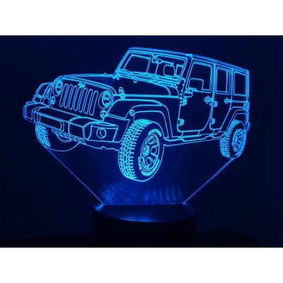 3D LAMP - JEEP WRANGLER -