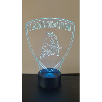 3D LAMPE - LOGO LAMBORGHINI -