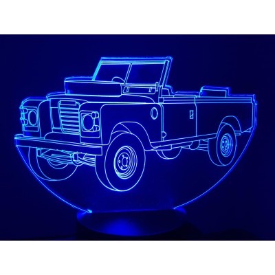 LAMPE 3D - LAND ROVER...