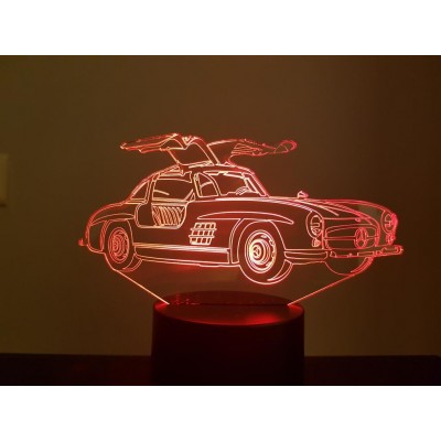 3D LAMPE - MERCEDES  300 SL -