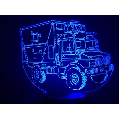 LAMPE 3D - MERCEDES UNIMOG...