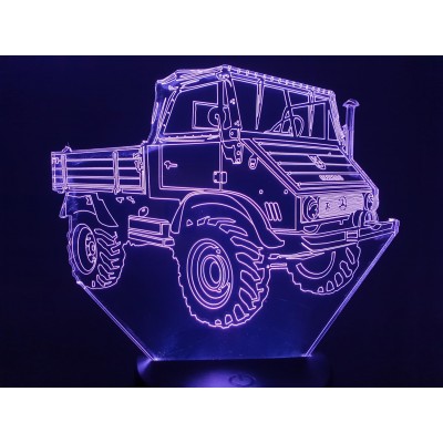 LAMPE 3D - MERCEDES UNIMOG...