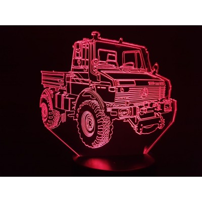 LAMPE 3D - MERCEDES UNIMOG...