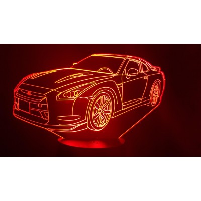 LAMPE 3D - NISSAN GTR R35 -