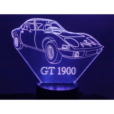 3D LAMPE - OPEL GT 1900 -