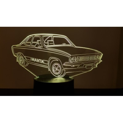 LAMPE 3D - OPEL MANTA "A" -