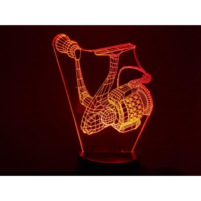 3D LAMPE - ROLLE SPINNING -