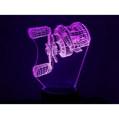 3D LAMPE - ROLLE CASTING -