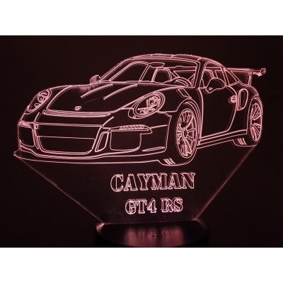 LAMPE 3D - PORSCHE  CAYMAN...
