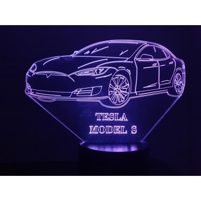 LAMPE 3D - TESLA Model S -