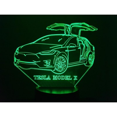 3D LAMP - TESLA Model X -