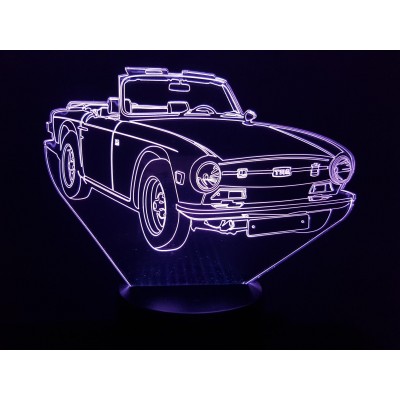 LAMPE 3D - TRIUMPH TR6 -