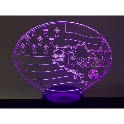 LAMPE 3D - BRETAGNE -
