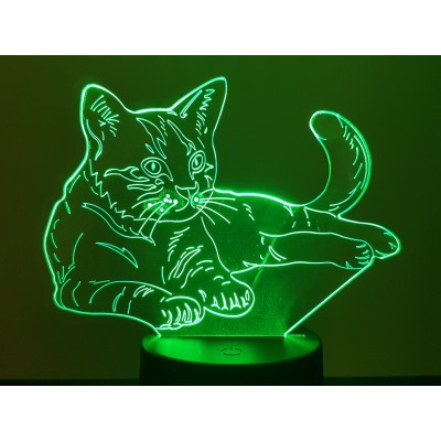LAMPE 3D - CHAT -