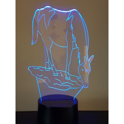 LAMPE 3D - CHEVAL -