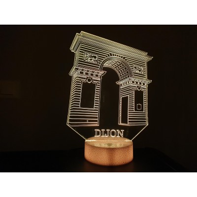 3D LAMPE - DIJON Place DARCY -