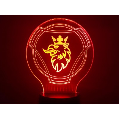 LAMPE 3D - LOGO  SCANIA -