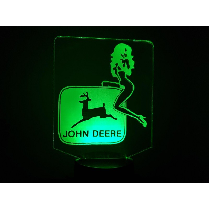 john deere girl sign