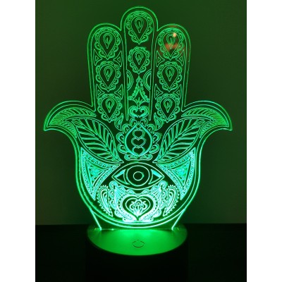 LAMPE 3D - HAMSA -