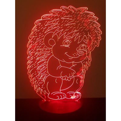 LAMPE 3D - HERISSON -