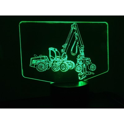 3D LAMPE - Mähdrescher -