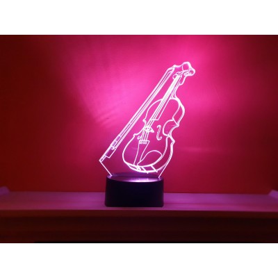 LAMPE 3D - VIOLON -