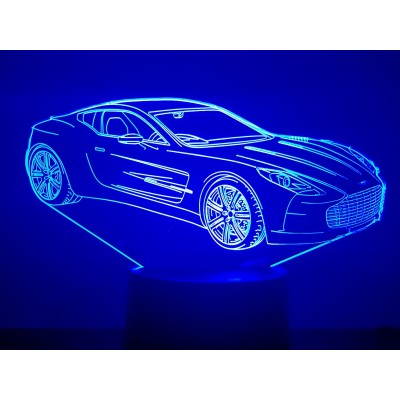 3D LAMP - ASTON MARTIN  ONE 77