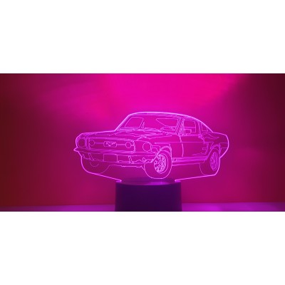 3D LAMP - FORD MUSTANG 67 -