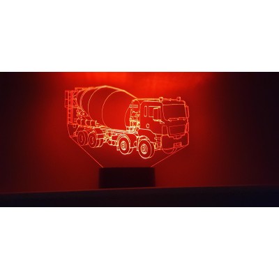 LAMPE 3D - TOUPIE -
