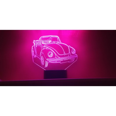 3D LAMPE - VW COX KABRIOLETT -