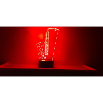 LAMPE 3D - SAXOPHONE -