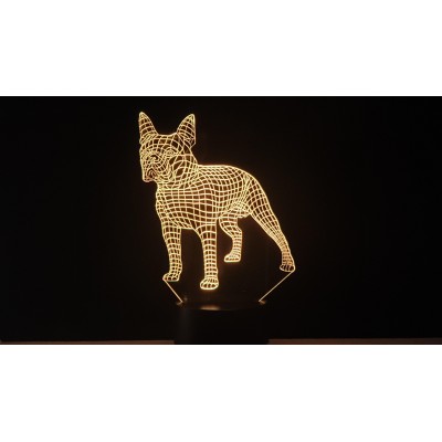 3D LAMPE - FOX TERRIER -