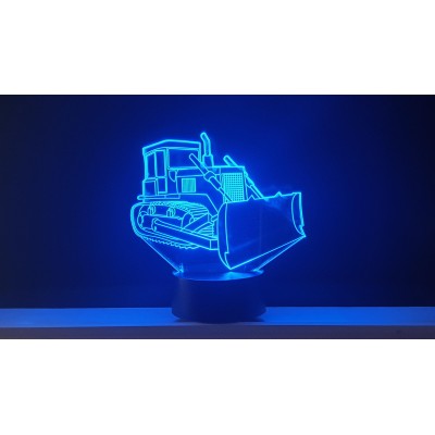 3D LAMP - BULLDOZER -