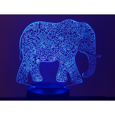 3D LAMPE - ELEFANT -