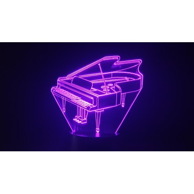LAMPE 3D - PIANO -